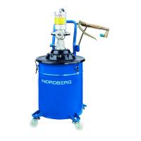 Установка для раздачи густой смазки, пневмо, 20 л,  Nordberg NO5020